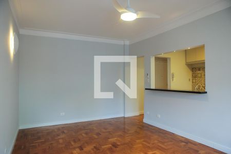 Sala de apartamento para alugar com 1 quarto, 70m² em Aparecida, Santos