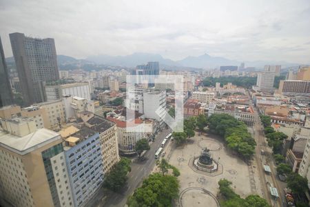 Vista do Sala/Quarto de kitnet/studio para alugar com 1 quarto, 35m² em Centro, Rio de Janeiro