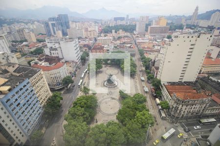 Vista do Sala/Quarto de kitnet/studio para alugar com 1 quarto, 35m² em Centro, Rio de Janeiro