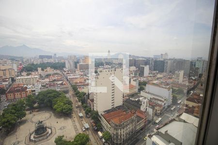 Vista do Sala/Quarto de kitnet/studio para alugar com 1 quarto, 35m² em Centro, Rio de Janeiro