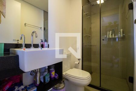 Banheiro  de kitnet/studio para alugar com 1 quarto, 18m² em Vila Mariana, São Paulo