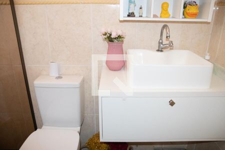 Banheiro do Quarto 1 de casa à venda com 3 quartos, 100m² em Vila Nova Carolina, São Paulo