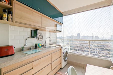 Varanda  de kitnet/studio à venda com 1 quarto, 40m² em Jardim do Mar, São Bernardo do Campo