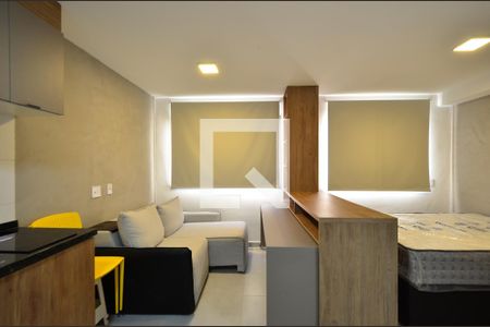 Sala/Cozinha de kitnet/studio para alugar com 1 quarto, 24m² em Vila Clementino, São Paulo