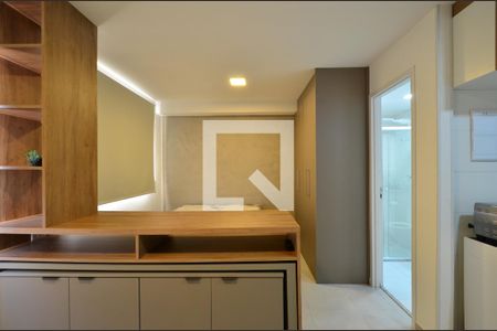 Sala/Cozinha de kitnet/studio para alugar com 1 quarto, 24m² em Vila Clementino, São Paulo