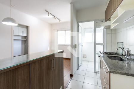 Cozinha de apartamento para alugar com 1 quarto, 33m² em Barra Funda, São Paulo