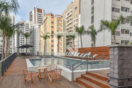 Studio para alugar com 28m², 1 quarto e sem vagaÁrea comum - Piscina