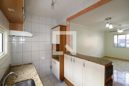 Sala/Cozinha de casa de condomínio à venda com 3 quartos, 109m² em Bairro Fátima, Canoas