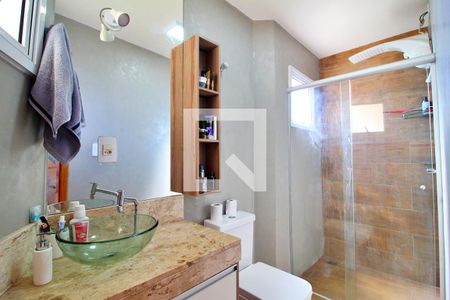 Banheiro da Suíte de apartamento para alugar com 3 quartos, 160m² em Parque das Nações, Santo André