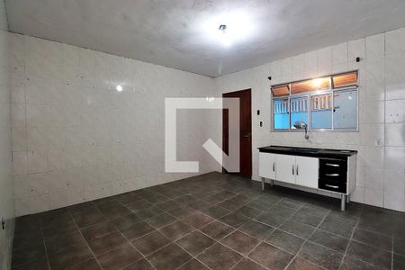 Cozinha de casa para alugar com 1 quarto, 17m² em Jardim Vila Rica, Santo André