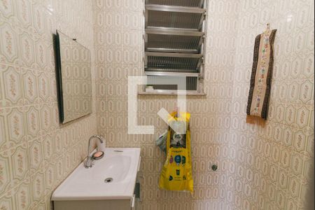 Lavabo de apartamento à venda com 3 quartos, 110m² em Rio Comprido, Rio de Janeiro