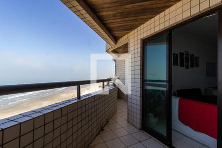 Varanda da sala 1 de apartamento para alugar com 2 quartos, 200m² em Maracanã, Praia Grande
