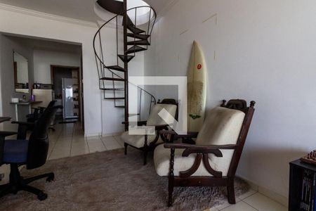 Detalhe da sala 1 de apartamento para alugar com 2 quartos, 200m² em Maracanã, Praia Grande
