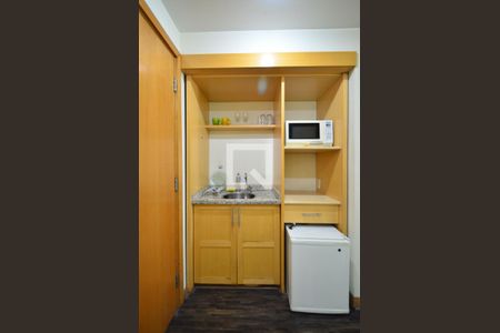 Sala/Cozinha de kitnet/studio para alugar com 1 quarto, 35m² em Vila Clementino, São Paulo