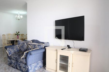 Sala de apartamento para alugar com 3 quartos, 117m² em Guilhermina, Praia Grande