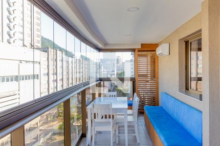 Varanda de apartamento à venda com 3 quartos, 99m² em Botafogo, Rio de Janeiro