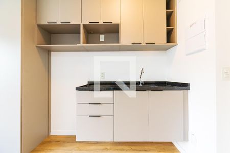 Cozinha de kitnet/studio para alugar com 1 quarto, 18m² em Vila Clementino, São Paulo