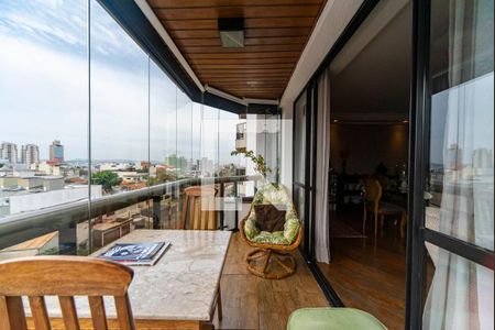 Varanda da Sala de apartamento à venda com 3 quartos, 146m² em Vila Pinheirinho, Santo André