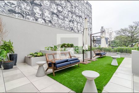 Área comum de kitnet/studio à venda com 1 quarto, 27m² em Pinheiros, São Paulo