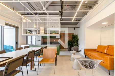 Área comum de kitnet/studio à venda com 1 quarto, 27m² em Pinheiros, São Paulo