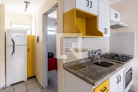 Cozinha de apartamento à venda com 1 quarto, 26m² em Campos Elíseos, São Paulo
