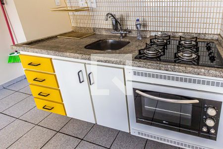 Cozinha de apartamento à venda com 1 quarto, 26m² em Campos Elíseos, São Paulo