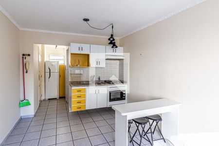 Cozinha de apartamento à venda com 1 quarto, 26m² em Campos Elíseos, São Paulo