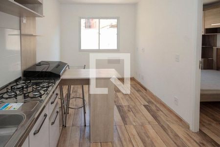 Cozinha de apartamento para alugar com 1 quarto, 25m² em Cidade Satélite Santa Bárbara, São Paulo