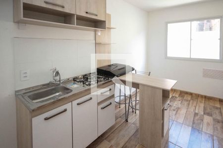 Cozinha de apartamento para alugar com 1 quarto, 25m² em Cidade Satélite Santa Bárbara, São Paulo