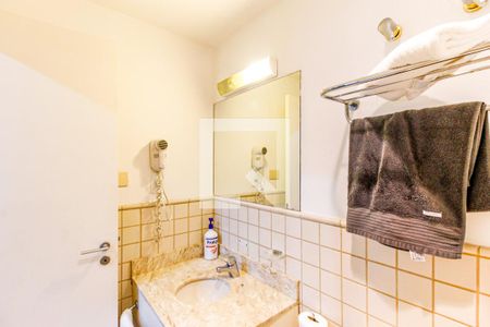 Banheiro de kitnet/studio à venda com 1 quarto, 29m² em Chácara Santo Antônio (zona Sul), São Paulo