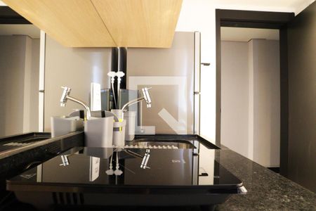 Cozinha de kitnet/studio à venda com 1 quarto, 23m² em Consolação, São Paulo