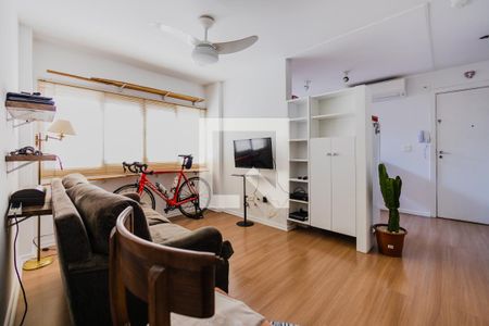Sala de apartamento à venda com 1 quarto, 48m² em Jardim Paulista, São Paulo