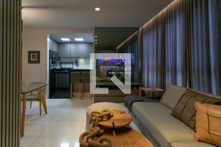 Sala de apartamento para alugar com 2 quartos, 64m² em Carmo, Belo Horizonte