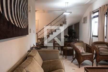 Sala 1 de apartamento para alugar com 3 quartos, 221m² em Tortuga, Guarujá