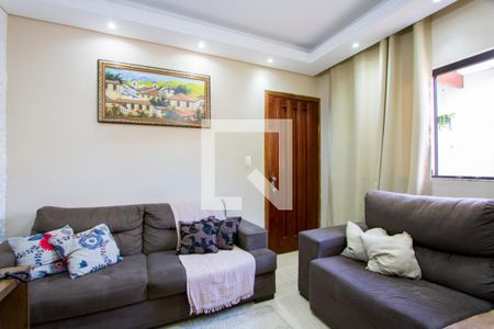 Sala de estar de casa à venda com 3 quartos, 108m² em Vila Alzira, Santo André