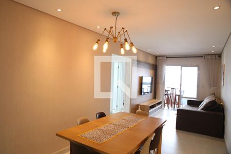Sala de apartamento para alugar com 2 quartos, 78m² em Boqueirão, Praia Grande