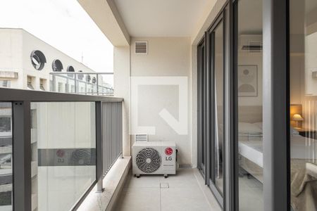 Varanda da Suíte de apartamento para alugar com 1 quarto, 23m² em Sumarezinho, São Paulo