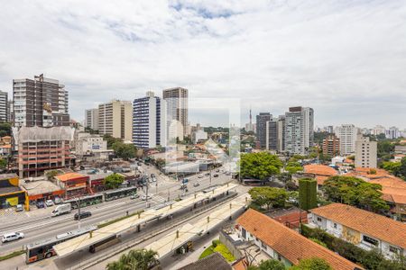 Varanda da Suíte - Vista de apartamento para alugar com 1 quarto, 23m² em Sumarezinho, São Paulo