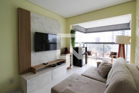 Sala de apartamento para alugar com 1 quarto, 51m² em Indianópolis, São Paulo