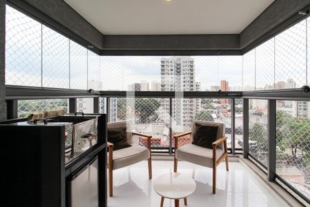 Varanda  de apartamento para alugar com 1 quarto, 51m² em Indianópolis, São Paulo