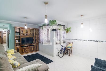 Sala de apartamento à venda com 3 quartos, 144m² em Vila Alzira, Santo André