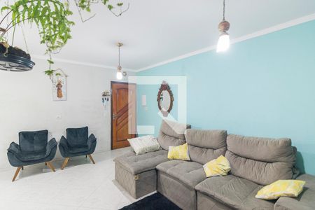 Sala de apartamento à venda com 3 quartos, 144m² em Vila Alzira, Santo André