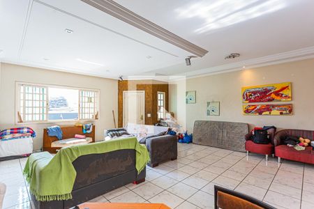 Sala de casa à venda com 4 quartos, 352m² em Jardim Ocara, Santo André