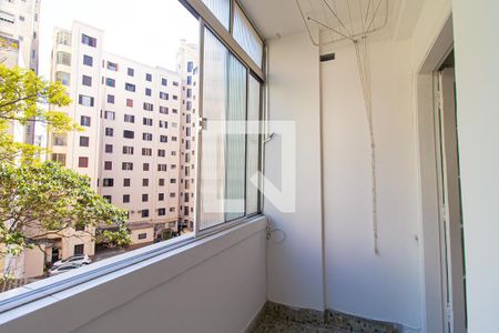 Varanda/Área de Serviço de kitnet/studio para alugar com 1 quarto, 38m² em Bela Vista, São Paulo