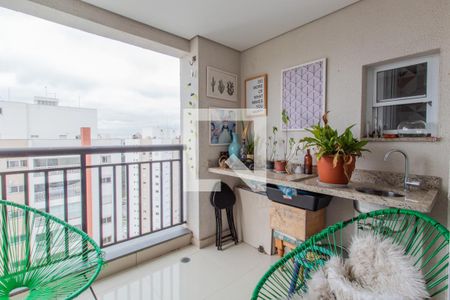 Varanda da Sala de apartamento à venda com 2 quartos, 57m² em Vila Andrade, São Paulo