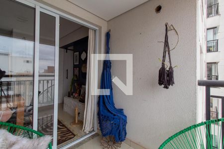 Varanda da Sala de apartamento à venda com 2 quartos, 57m² em Vila Andrade, São Paulo