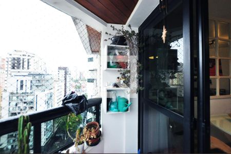 Varanda da Sala de apartamento para alugar com 2 quartos, 59m² em Jardim Paulista, São Paulo