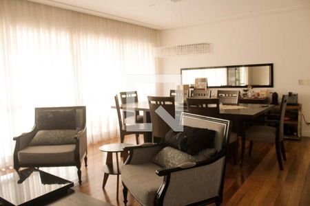 Sala de Estar de apartamento à venda com 4 quartos, 266m² em Jardim Taquaral, São Paulo