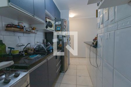 Cozinha e Área de Serviço de apartamento à venda com 3 quartos, 75m² em Santa Quiteria, Curitiba