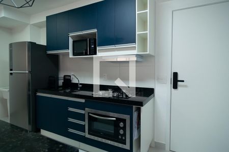 Sala / Cozinha de apartamento para alugar com 1 quarto, 37m² em Centro, São Paulo